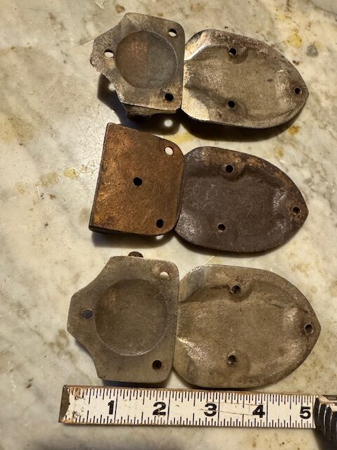 Hinge set, antique icebook