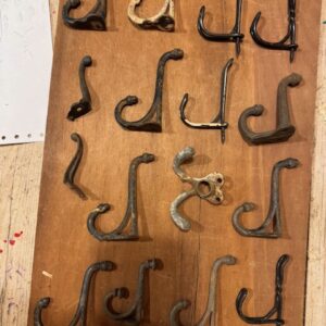 Hardware , set of iron hooks