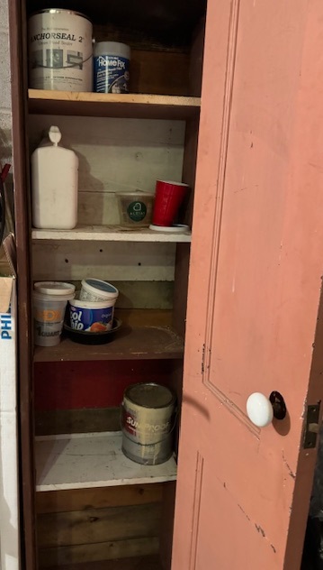 Cabinet, reclaimed wood