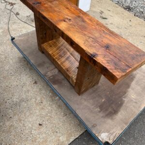 coffee table and bench