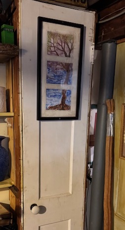 Cabinet, reclaimed wood