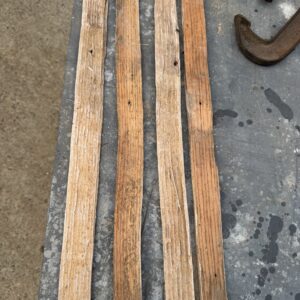 Lath, plaster, split ,oak, 1770