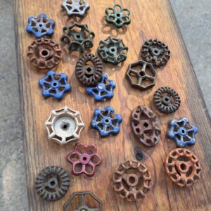 Hardware, vintage valve handles